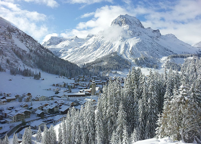 lech oberlech im winter
